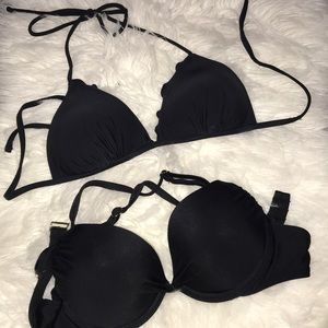 black swim top bundle